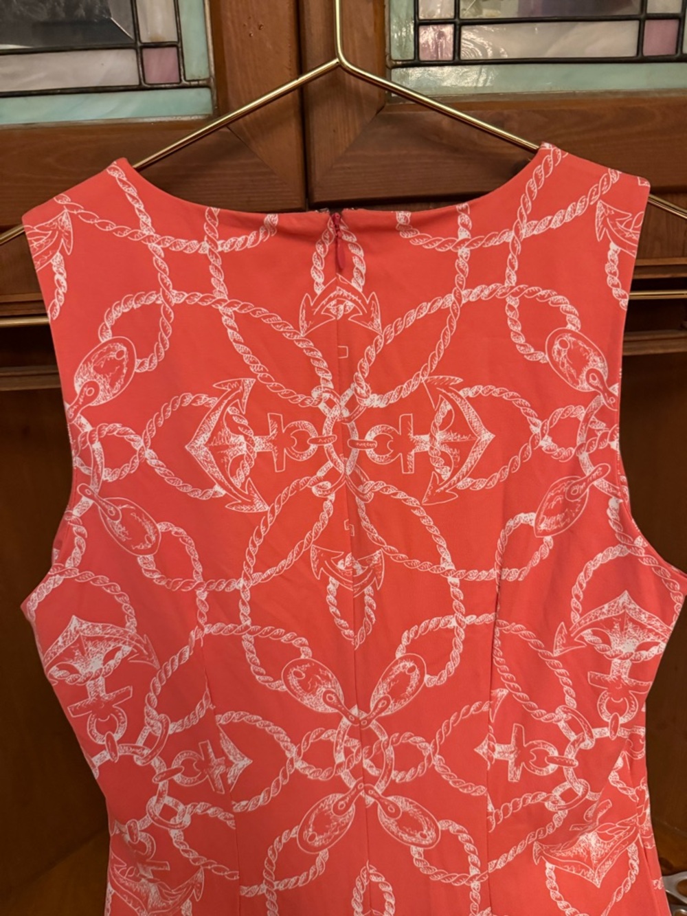 J.McLaughlin Sophia sleeveless nautical-inspired, sheath dress S - Picture 3 of 8